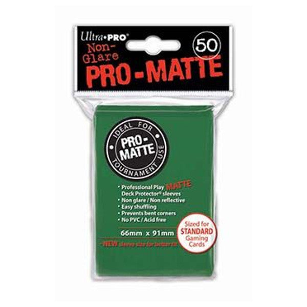 Pro-Matte Fundas Standard, Verde 66 x 91 mm