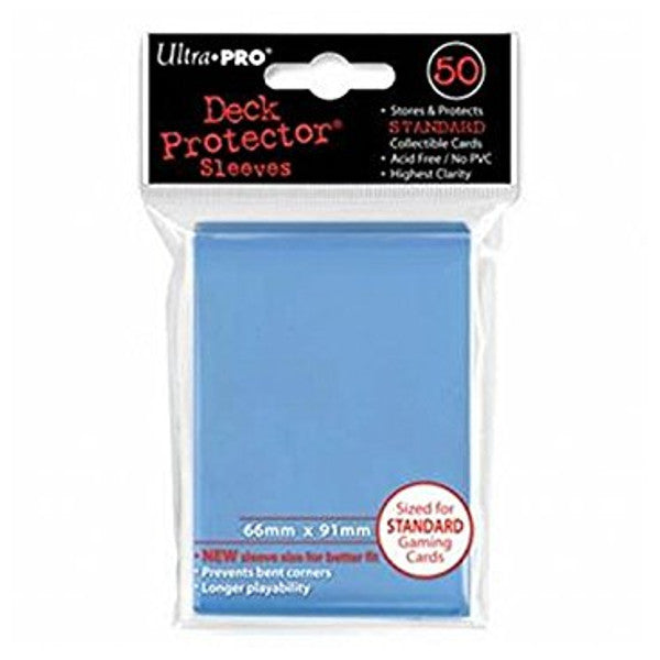 Fundas 66x91 mm - Estándar x 50 - Azul Claro