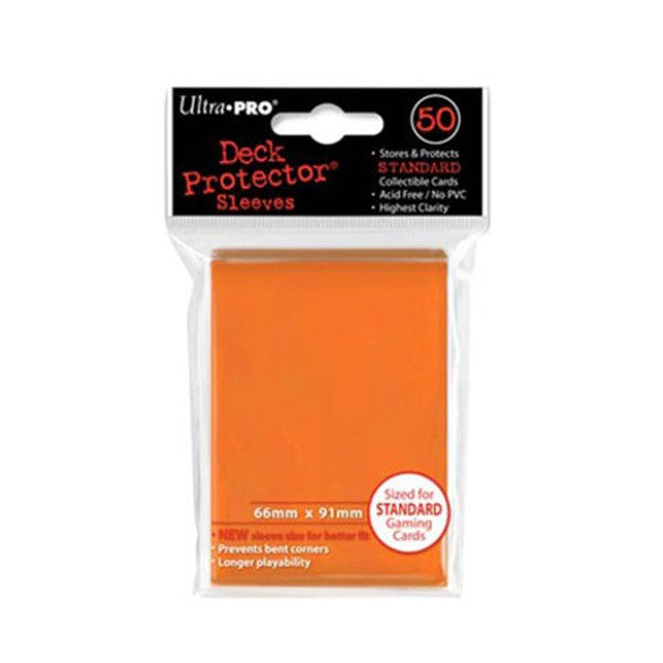 Fundas 66x91 mm - Estándar x 50 - Naranja