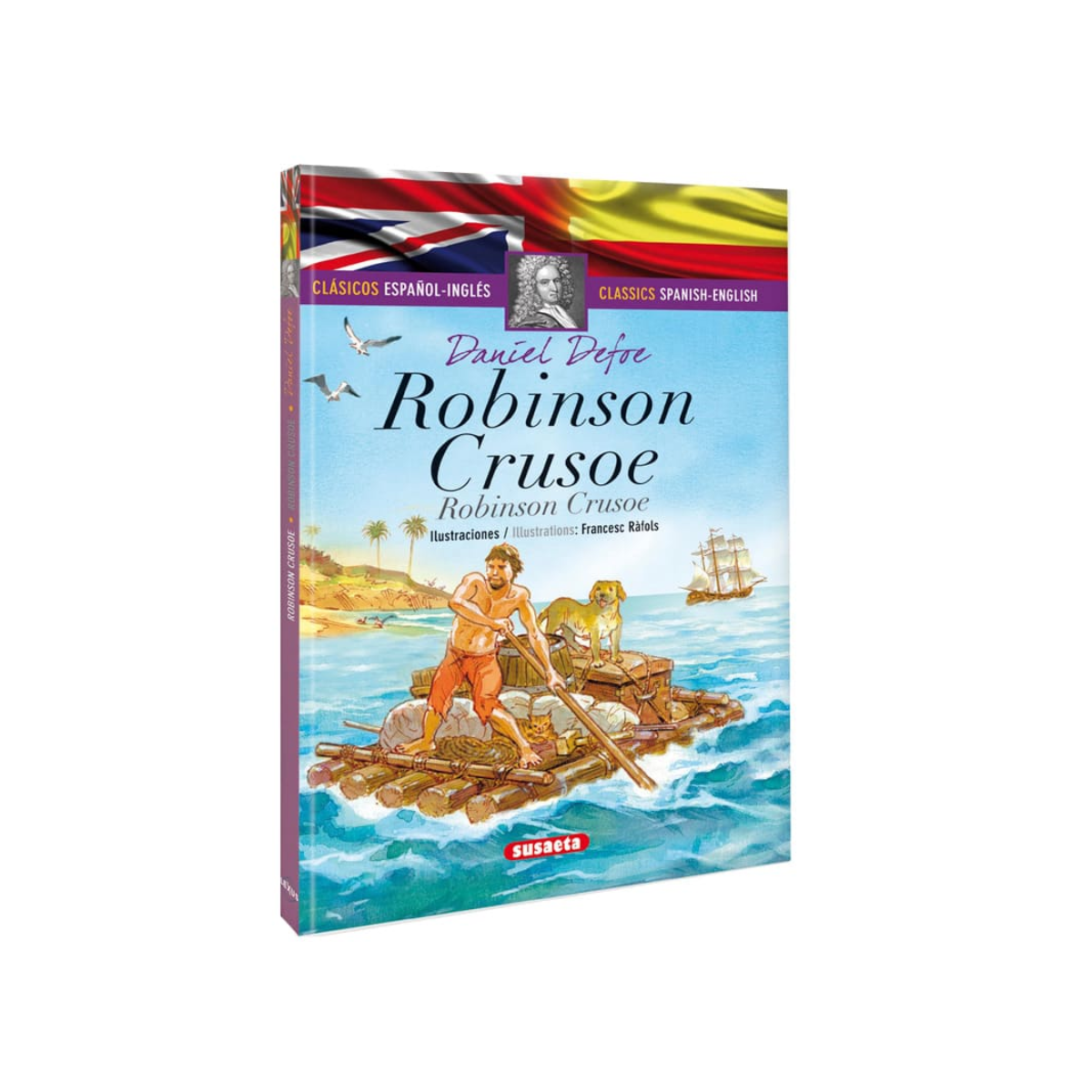 Robinson Crusoe - Libro en Español e Ingles -