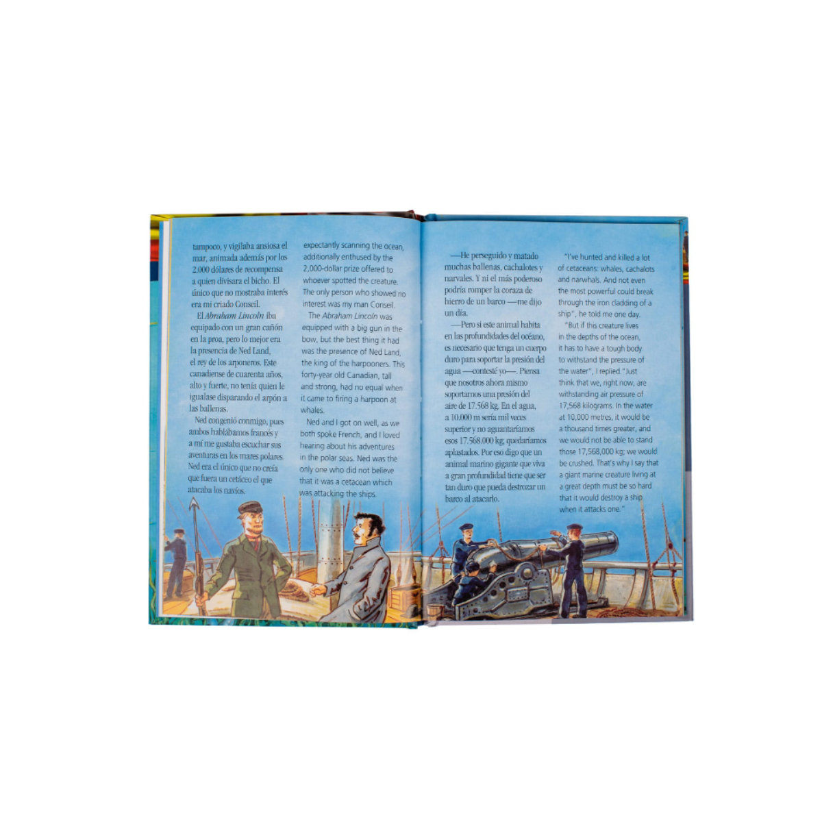 Veinte Mil Leguas de Viaje Submarino - Libro en Español e Ingles -