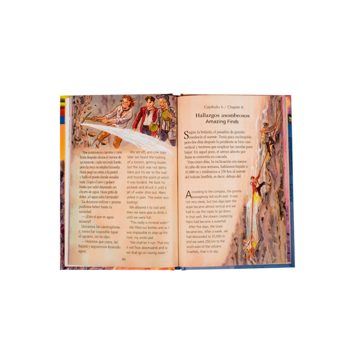 Viaje al Centro de la Tierra - Libro en Español e Ingles -
