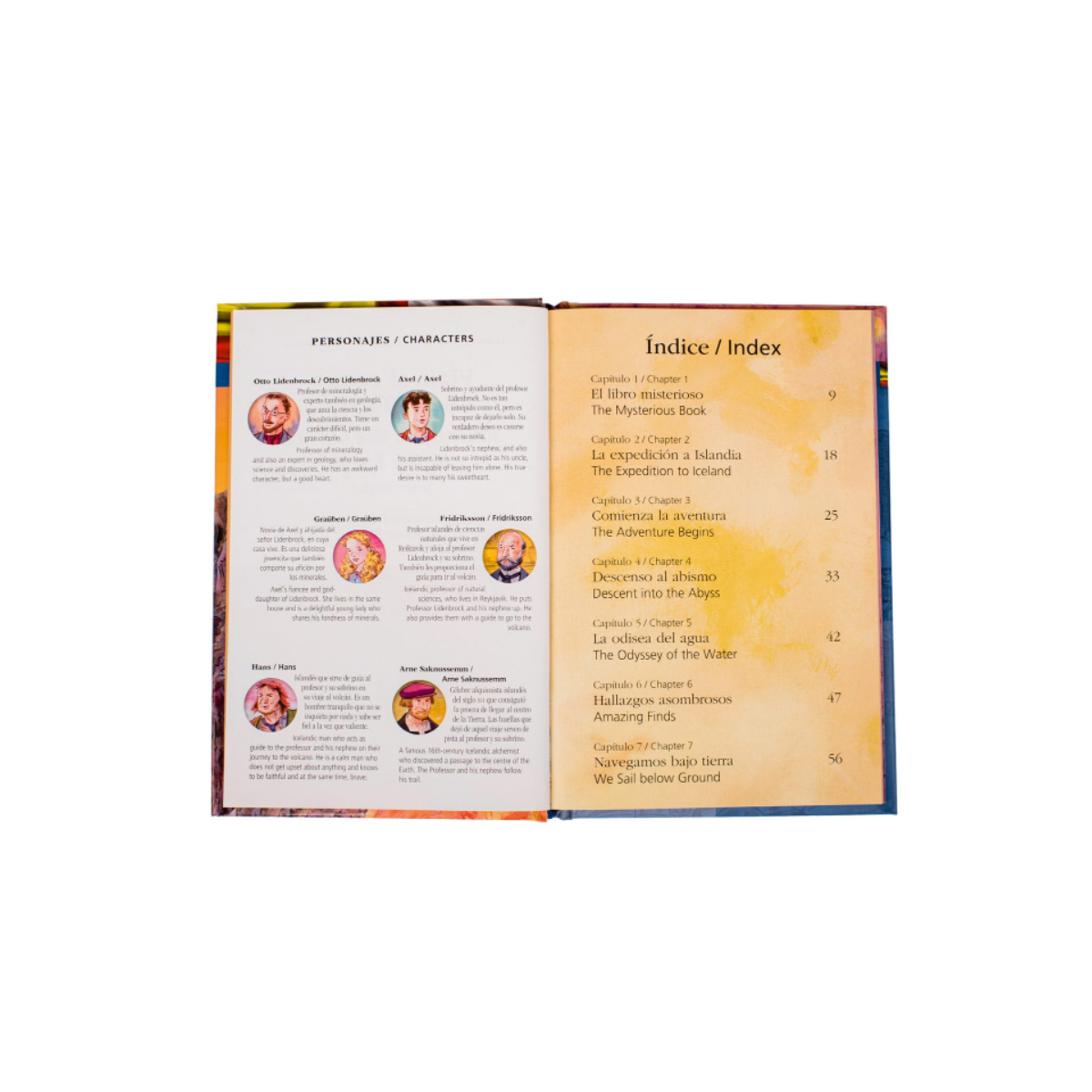 Viaje al Centro de la Tierra - Libro en Español e Ingles -