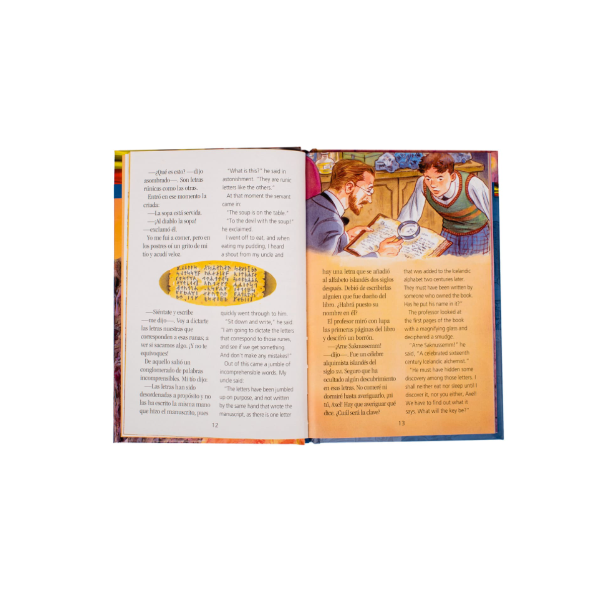 Viaje al Centro de la Tierra - Libro en Español e Ingles -