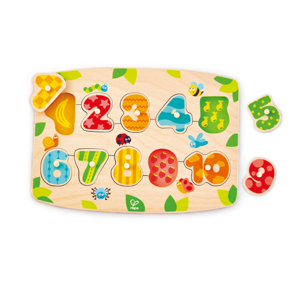 Rompecabezas Numeros de Madera - Juguete para Niños