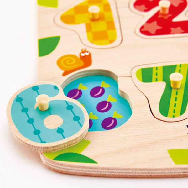 Rompecabezas Numeros de Madera - Juguete para Niños