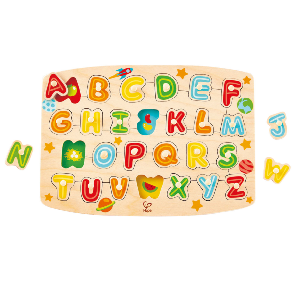 Rompecabezas Letras De Madera- Juego Para Niños