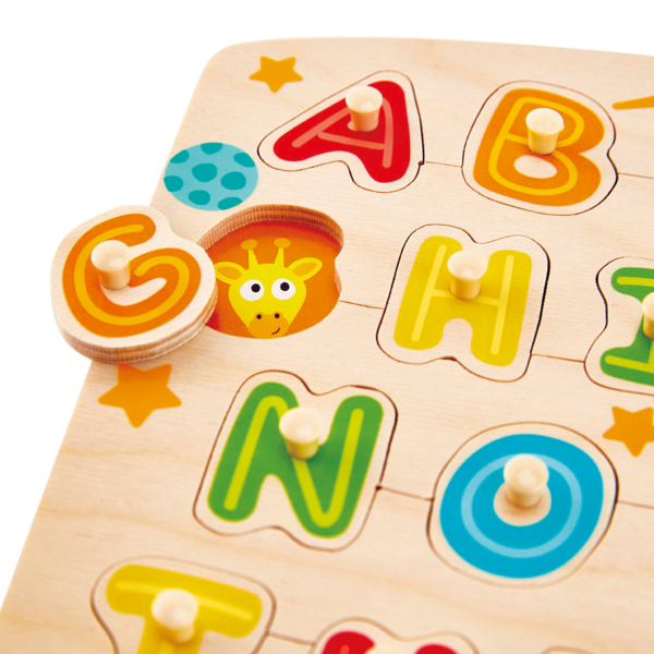 Rompecabezas Letras De Madera- Juego Para Niños