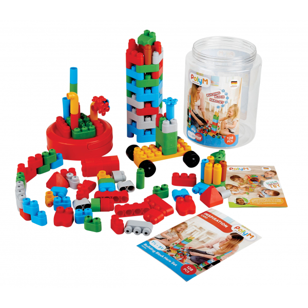 Juego Bloques 128 Piezas- Juguete Niños