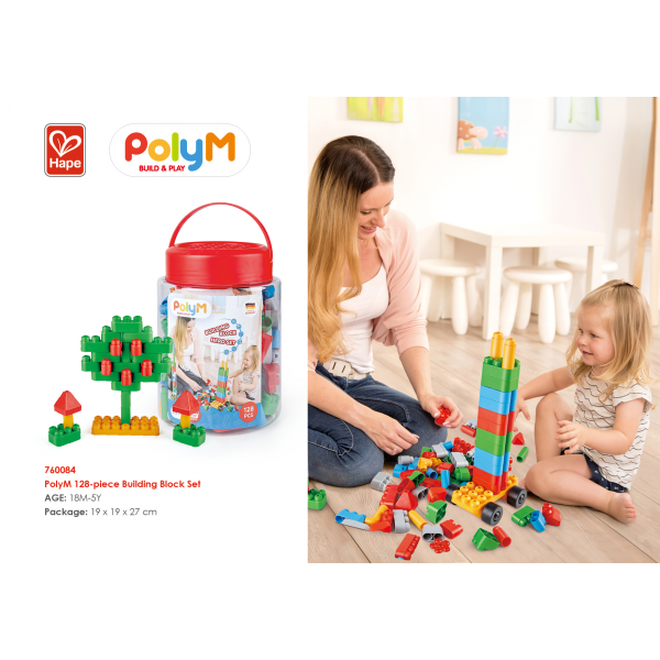 Juego Bloques 128 Piezas- Juguete Niños