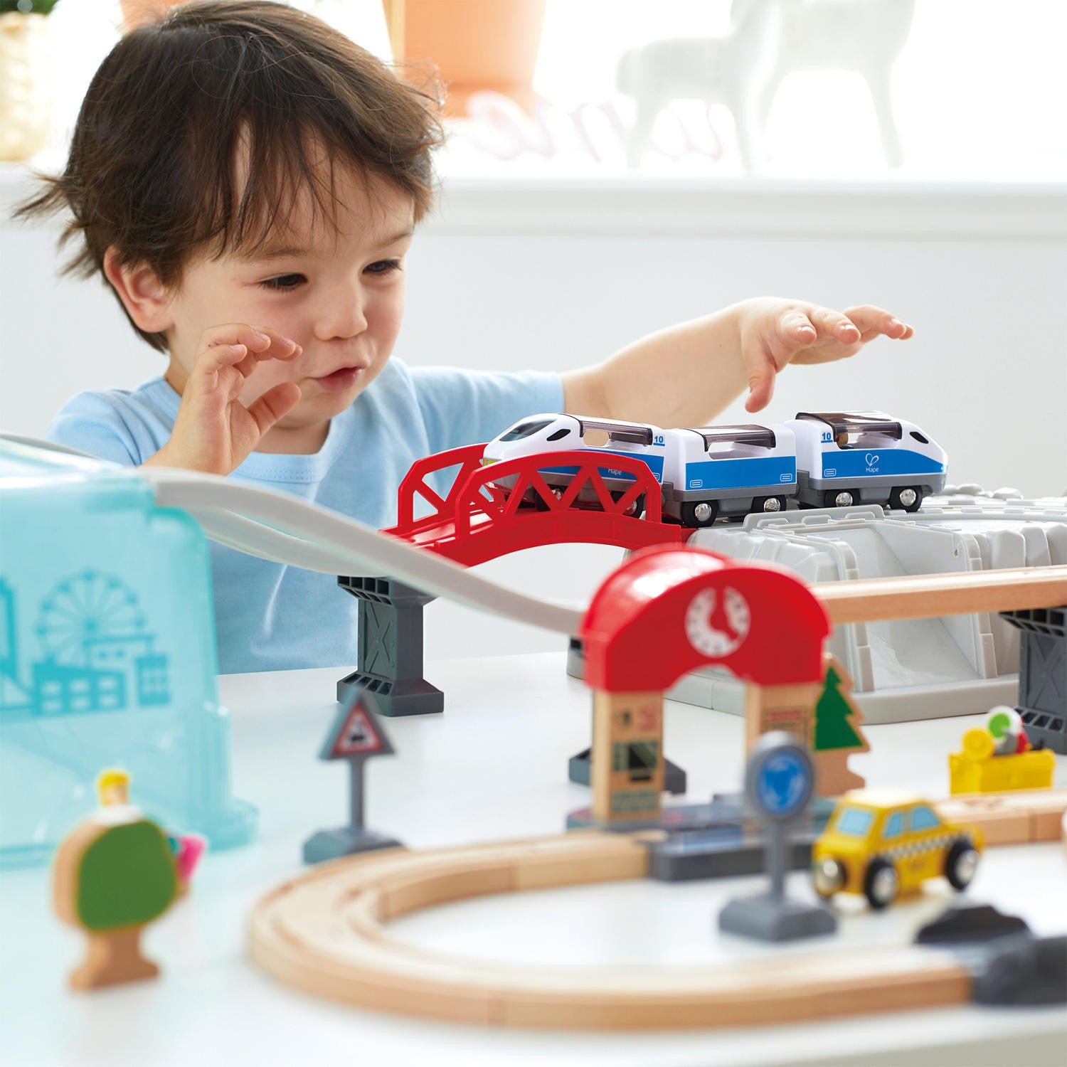 Ferrocarril y Tren de toda la Ciudad- Juguete Niños