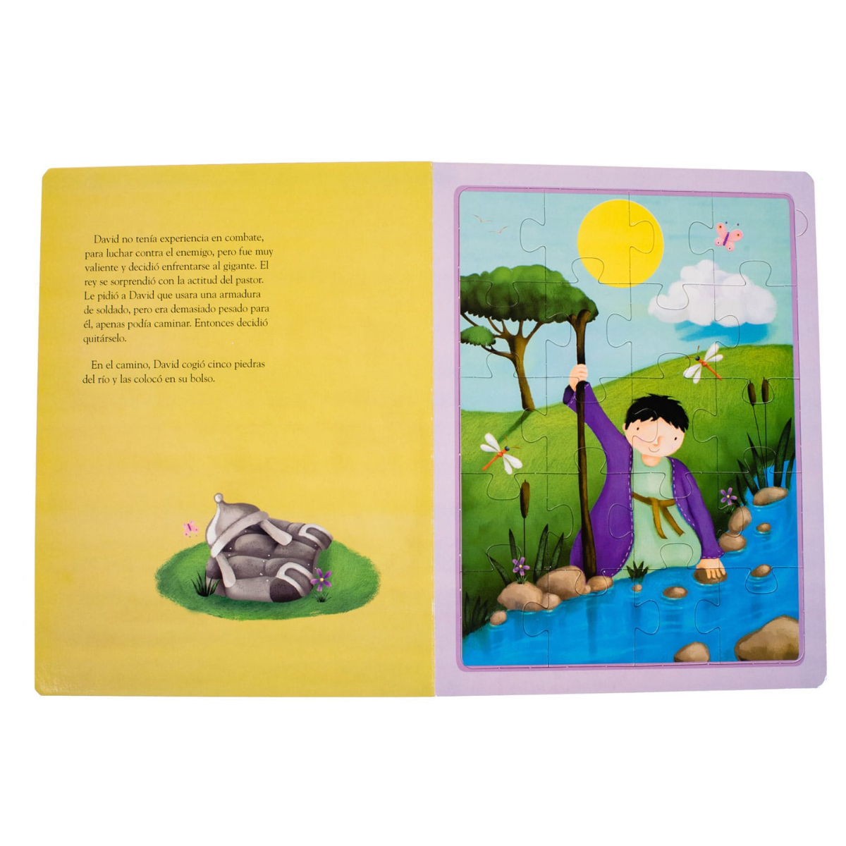 David y Goliat Libro Rompecabezas