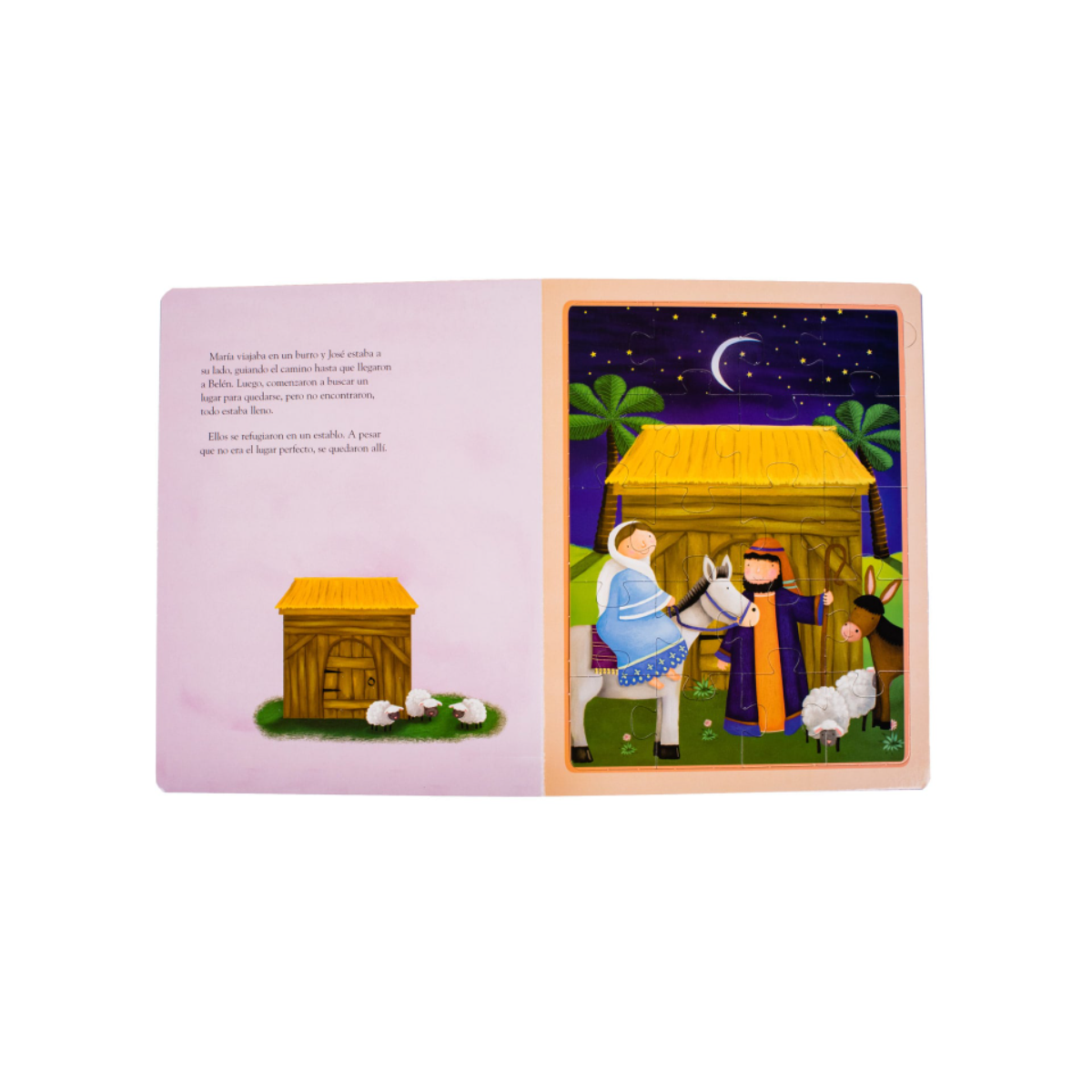 El Nacimiento de Jesús Libro Rompecabezas