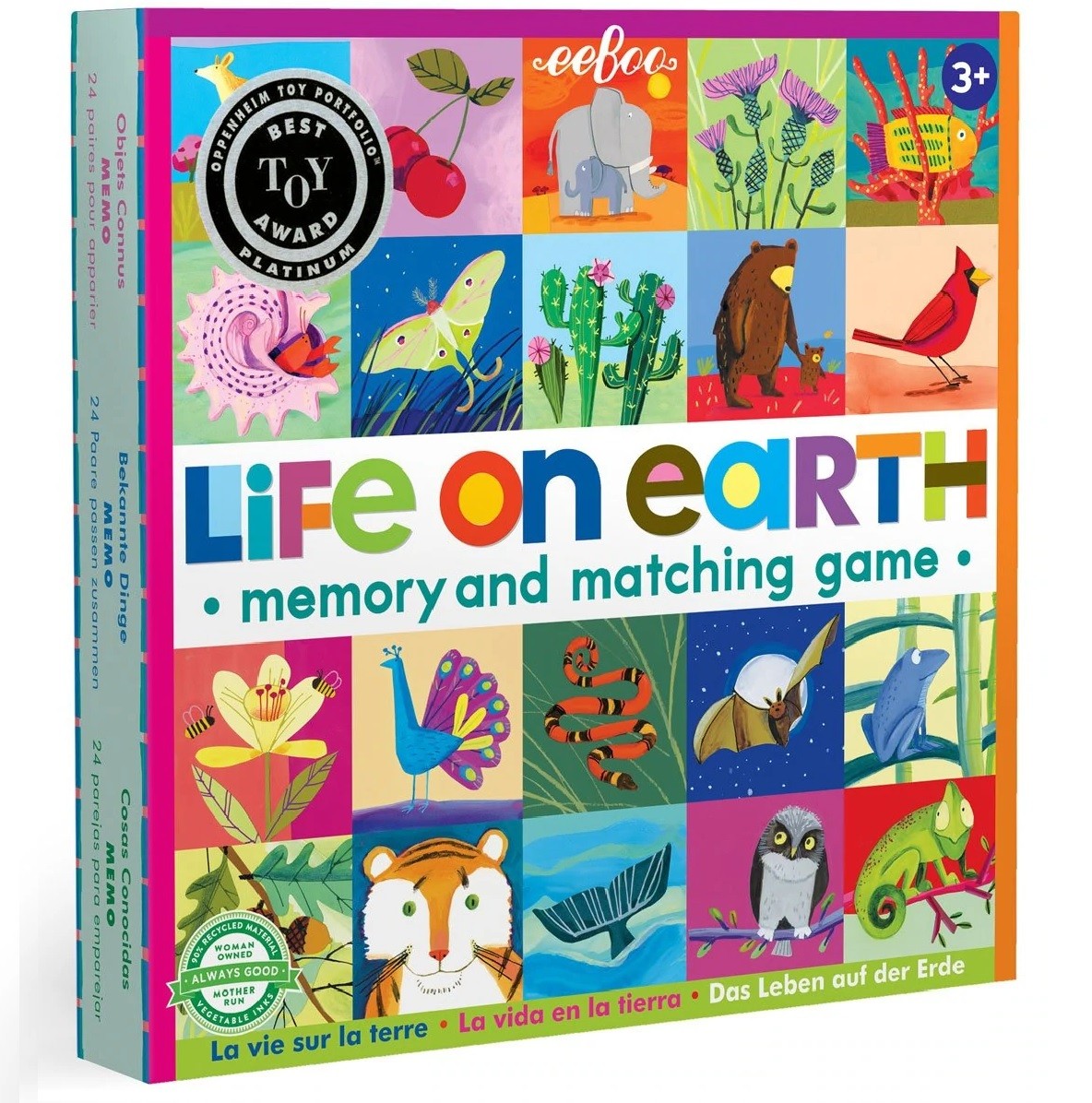 Juego de Memoria y Combinacion de la Vida en la Tierra