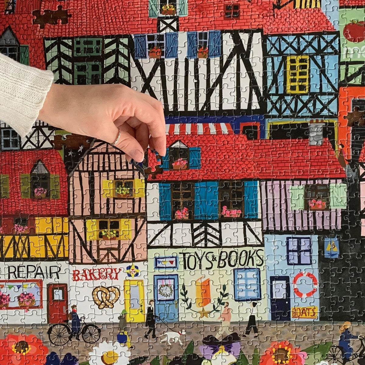 Rompecabezas de 1000 piezas de Whimsical Village