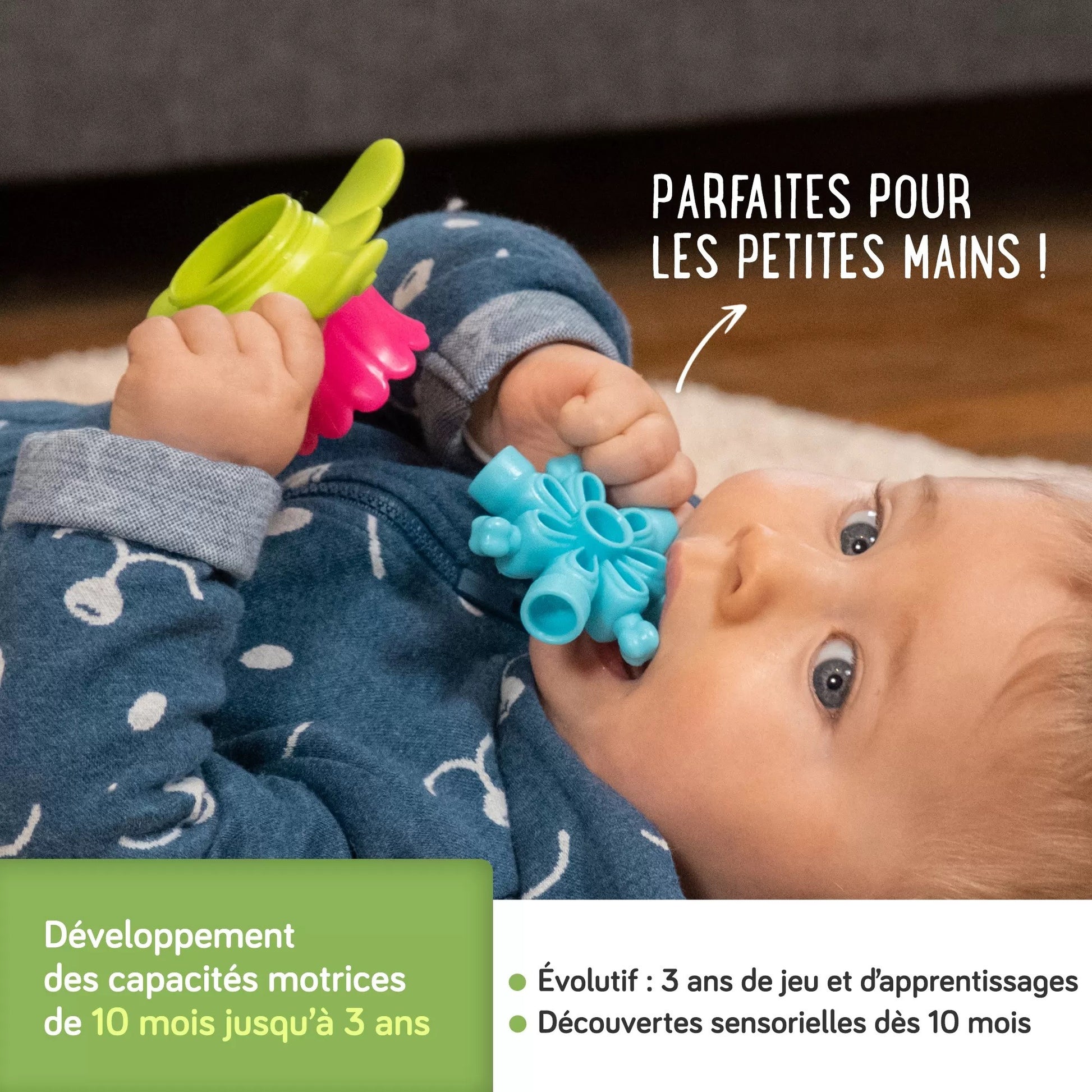 Tubo de Perlas Educativas - Juguete Niños Y Bebes