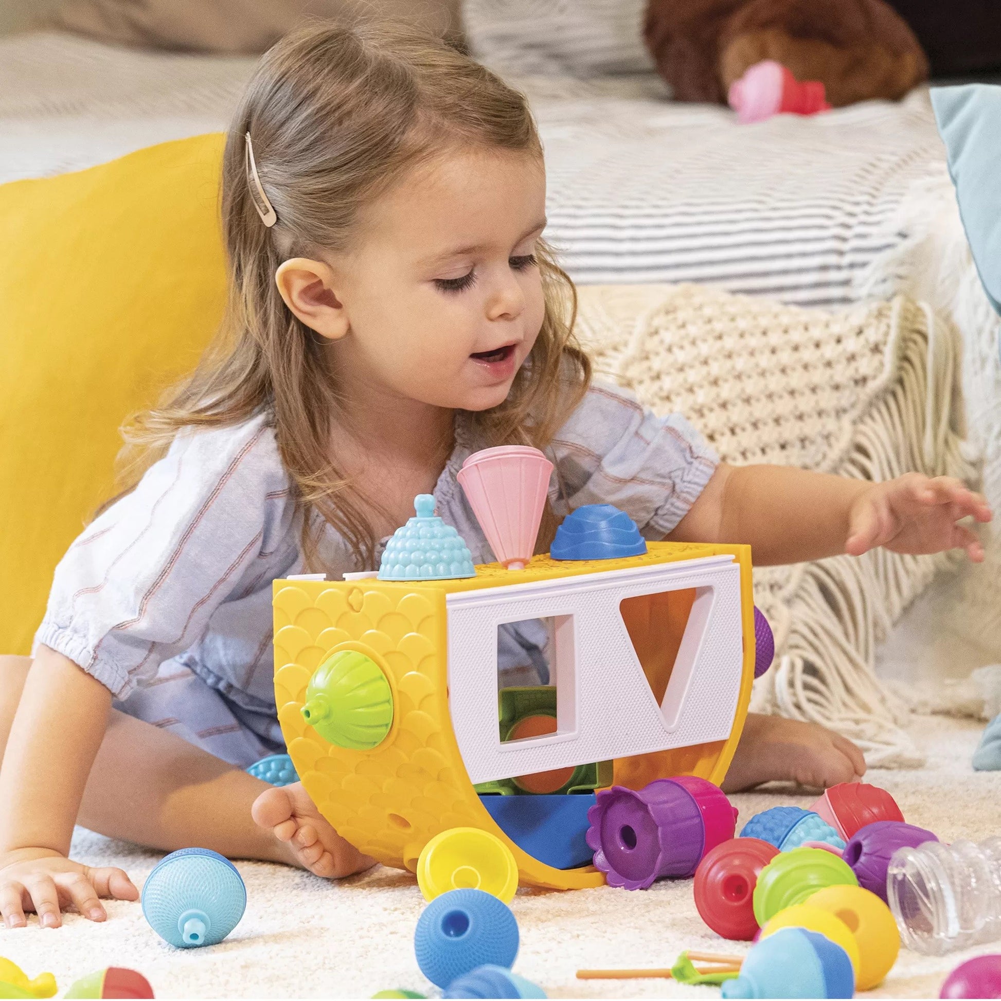 Caja con Formas, Pendulo y Cuencas Educativas - Juguete Niños Y Bebes