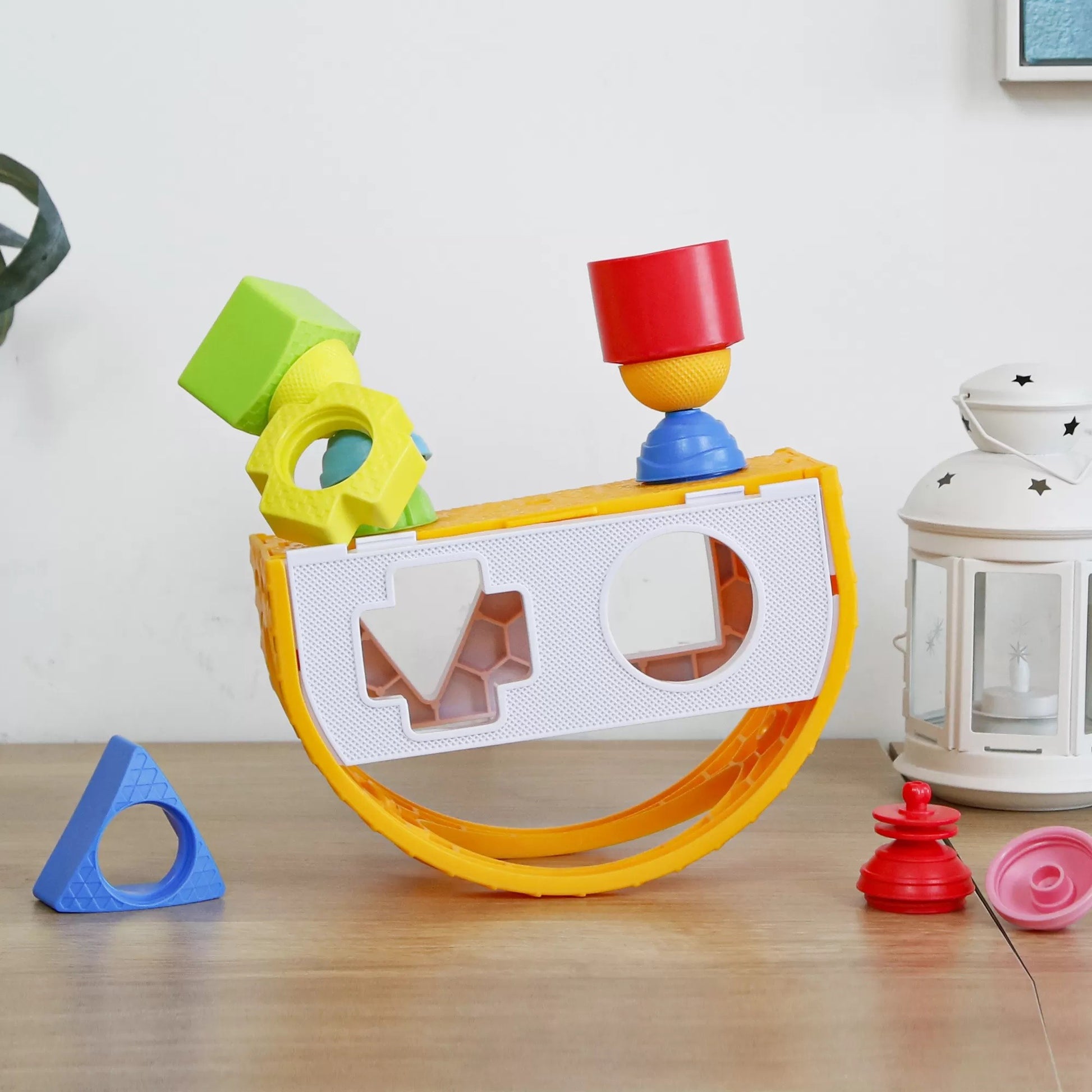 Caja con Formas, Pendulo y Cuencas Educativas - Juguete Niños Y Bebes