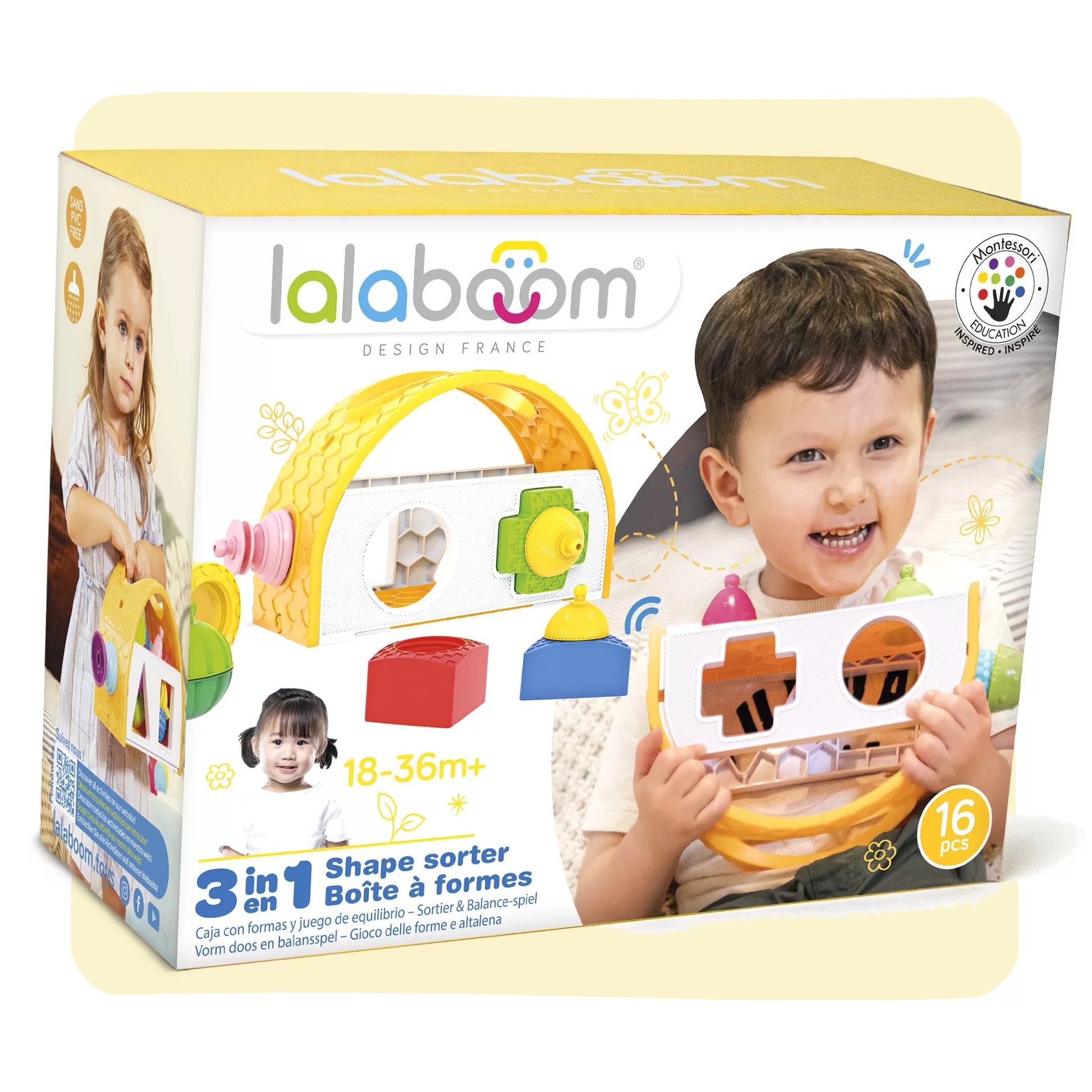 Caja con Formas, Pendulo y Cuencas Educativas - Juguete Niños Y Bebes