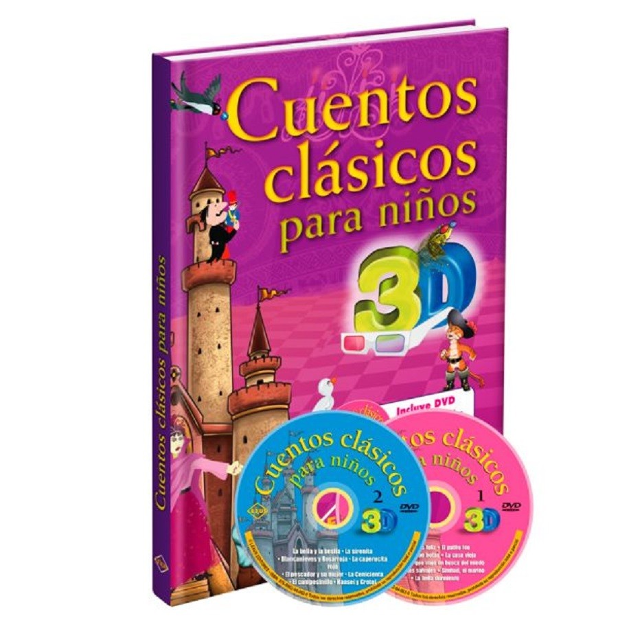 Cuentos Clásicos para Niños 3D + Lentes