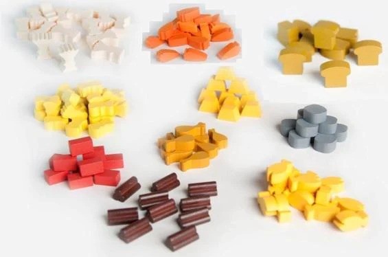 Fichas de Recursos para Juego Agricola