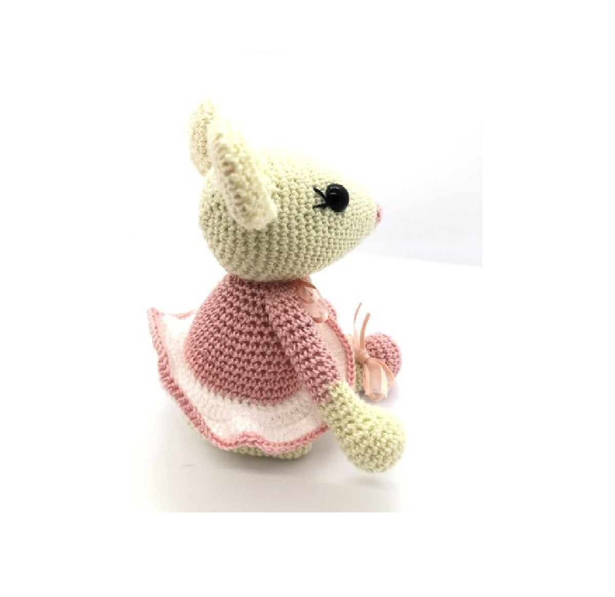 Amigurumi en Crochet - Ratoncita con Falda