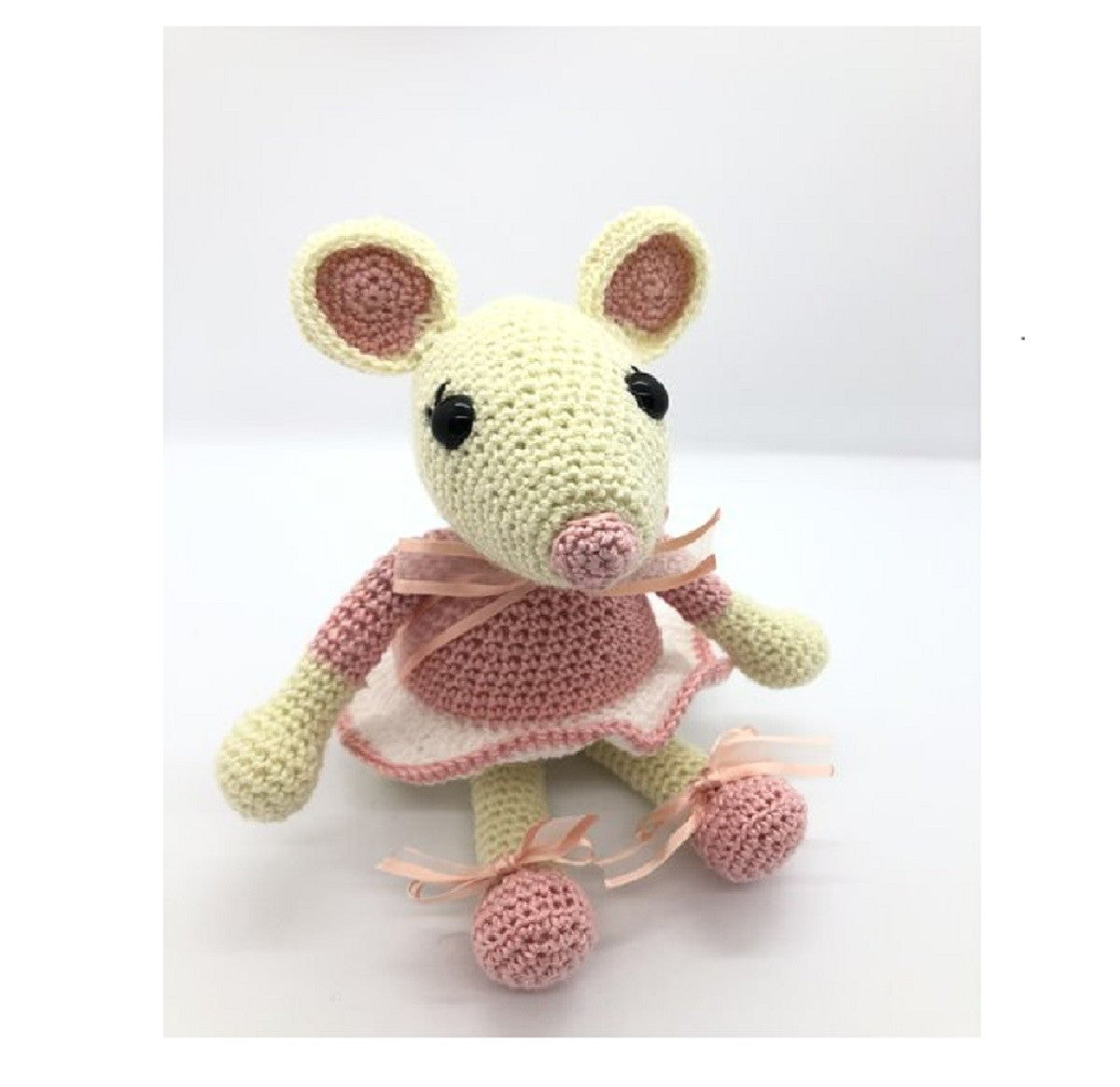 Amigurumi en Crochet - Ratoncita con Falda
