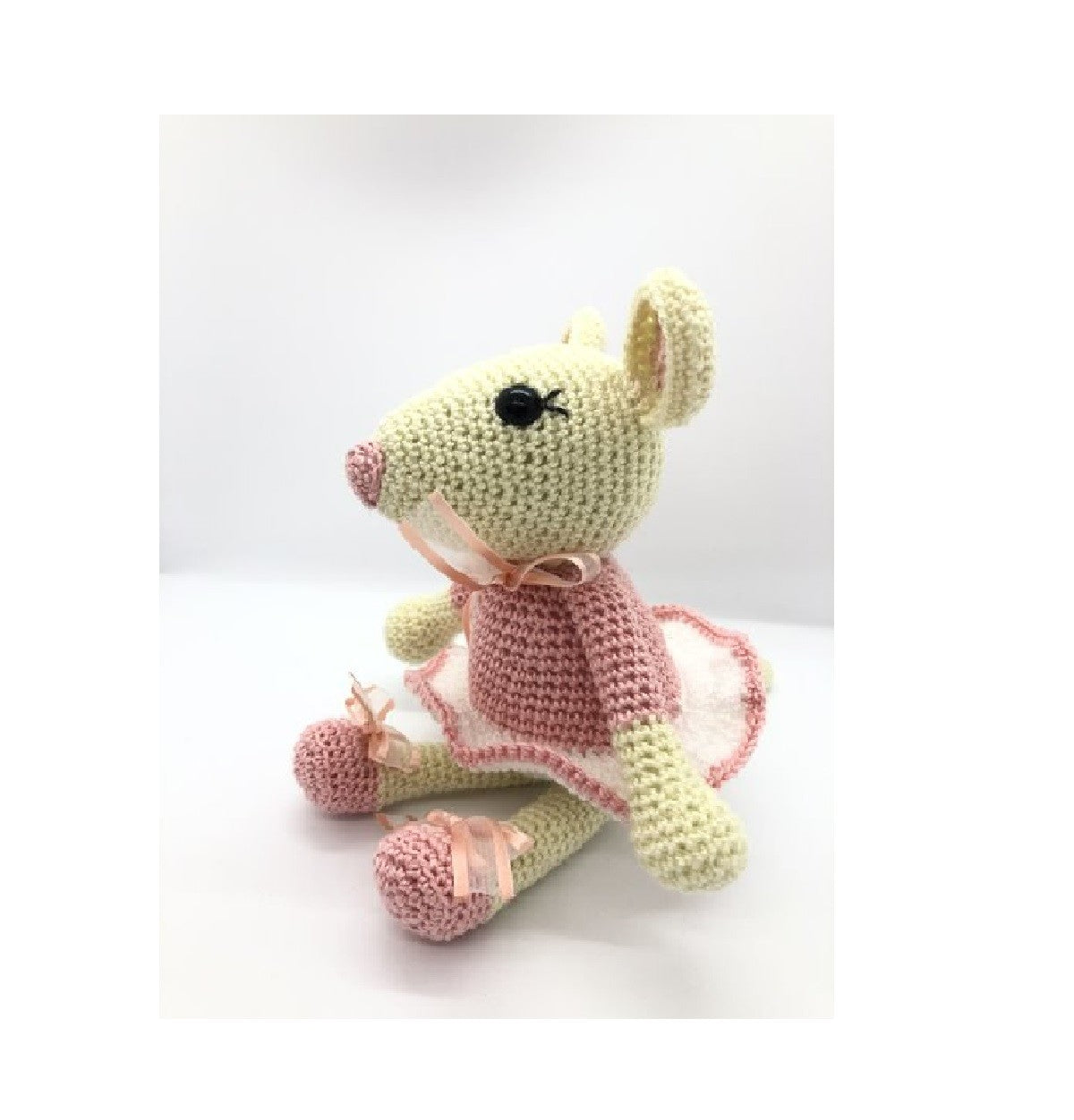 Amigurumi en Crochet - Ratoncita con Falda