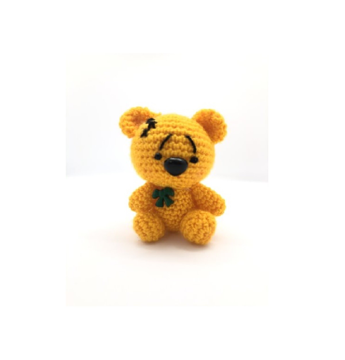 Llavero Amigurumi en Crochet - Osito Amarillo