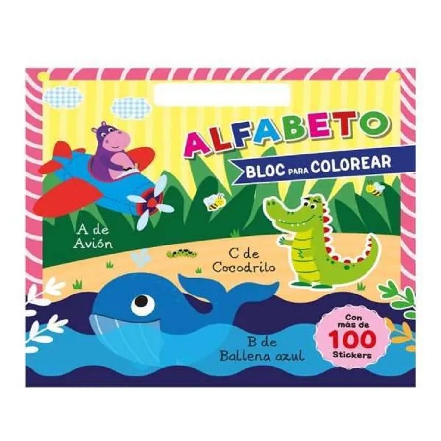 Libro Block Para Colorear y Aprender: el Alfabeto