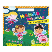 Libro Block Para Colorear y Aprender: Hadas Mágicas