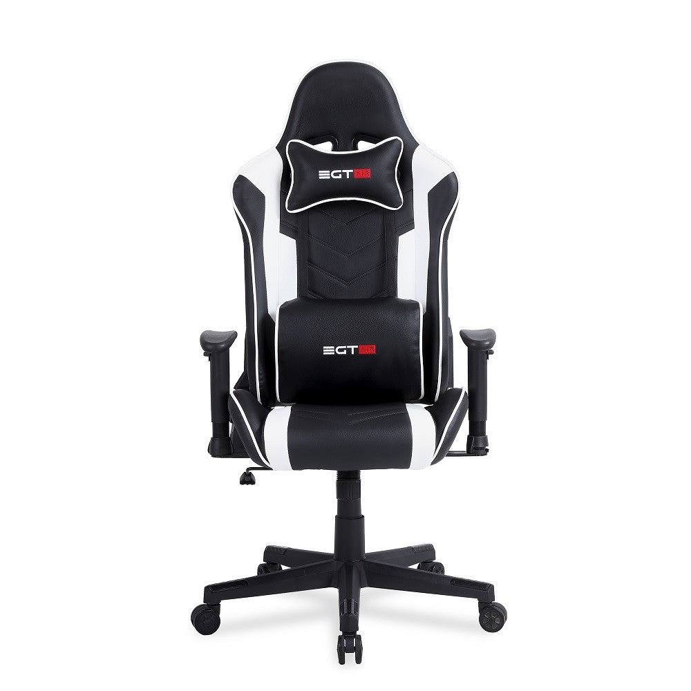 Silla ergonómica - Developer - Gamer - Oficina - Negro Blanco