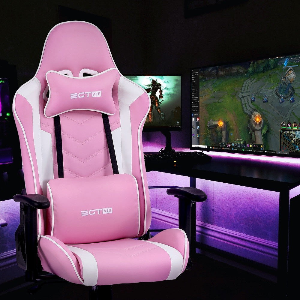 Silla ergonómica - Developer - Gamer - Oficina - Rosado