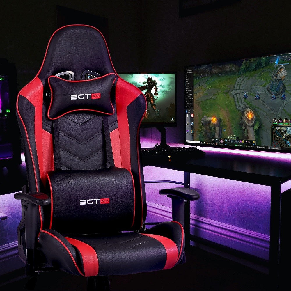 Silla ergonómica - Developer - Gamer - Oficina - Negro Rojo