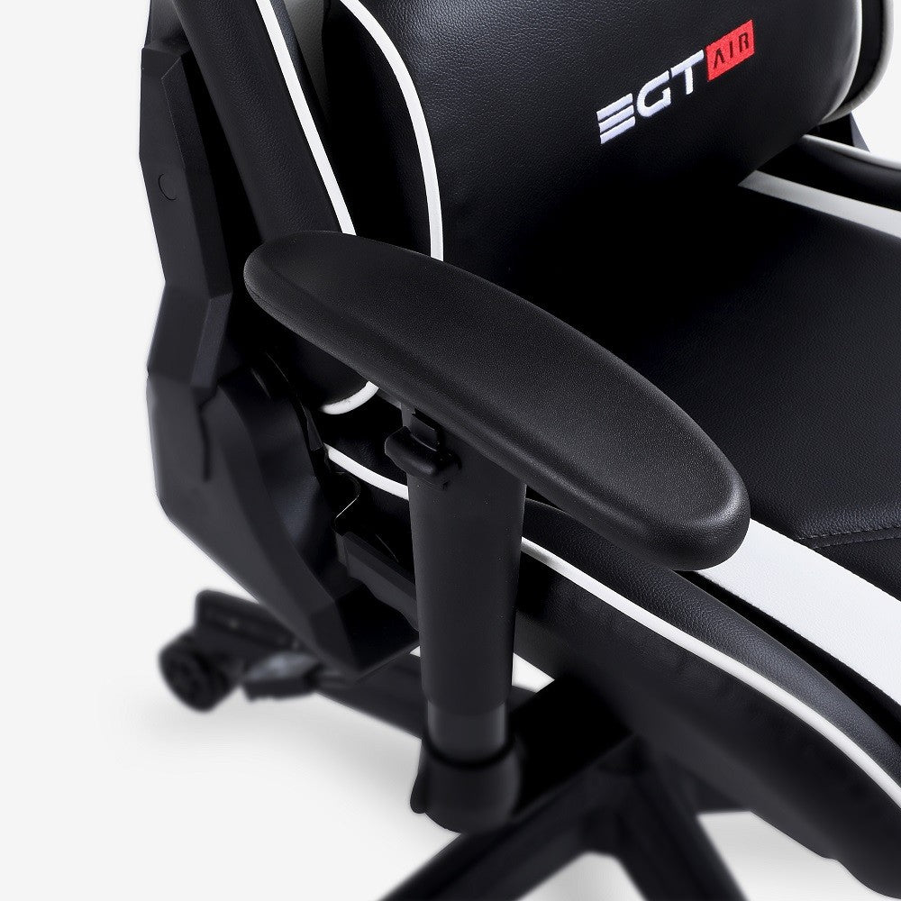 Silla ergonómica - Developer - Gamer - Oficina - Negro Blanco