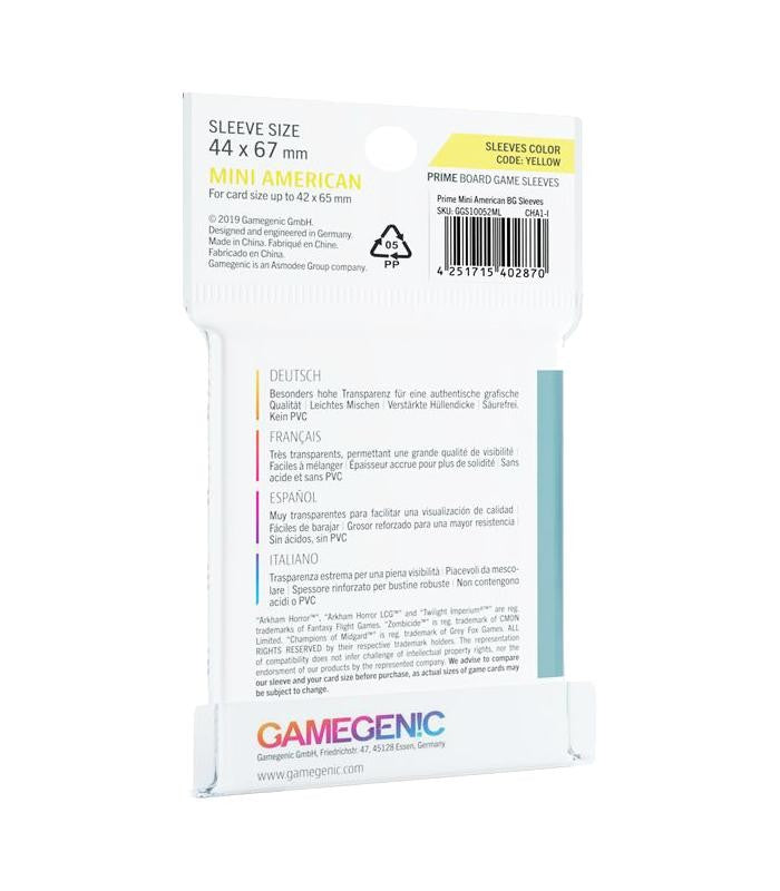 Fundas 44x67 mm - Mini American x 50
