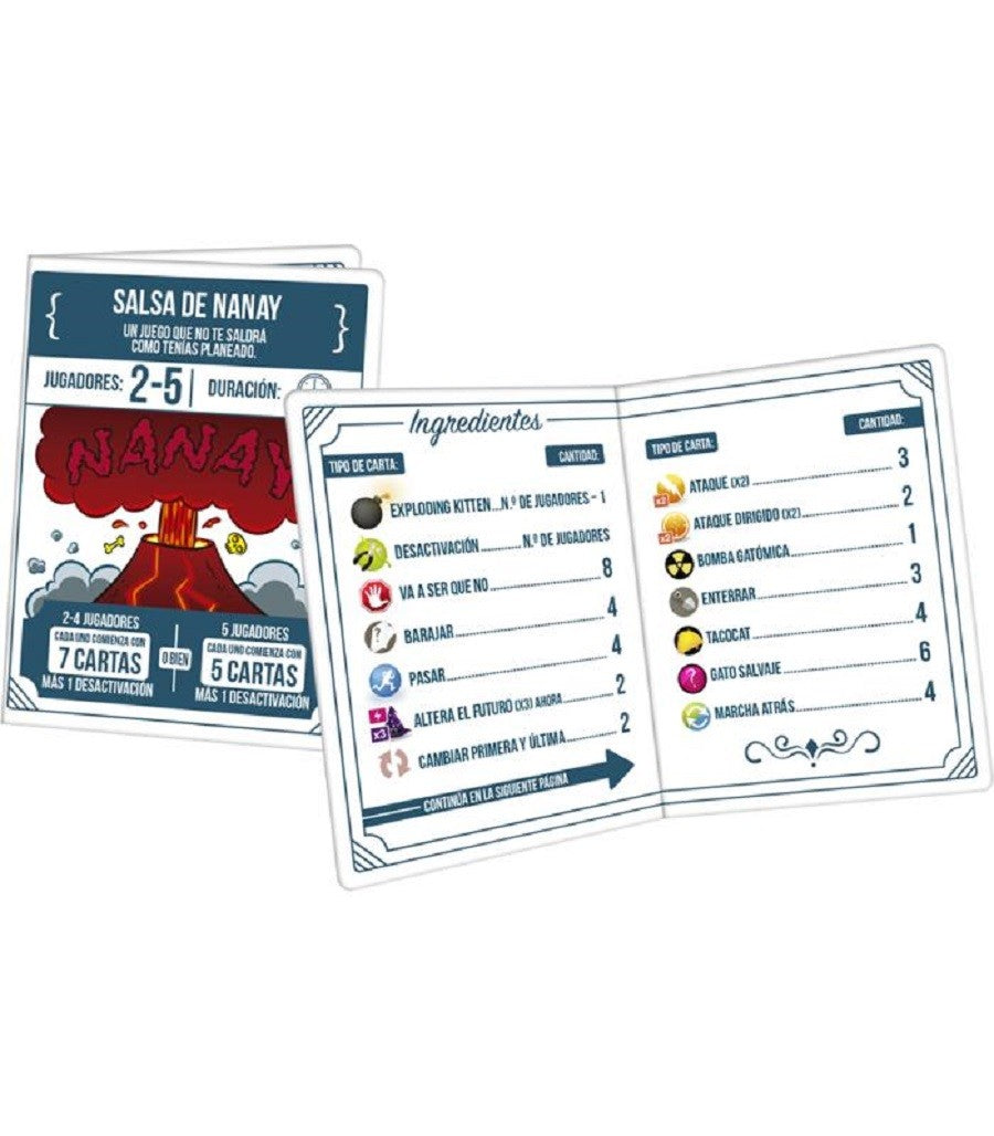 Exploding Kittens: Recetas del desastre