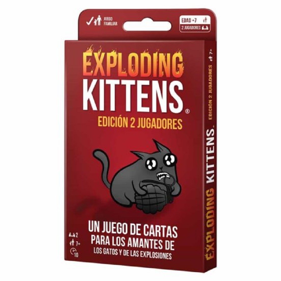 Exploding Kittens Para Dos Jugadores