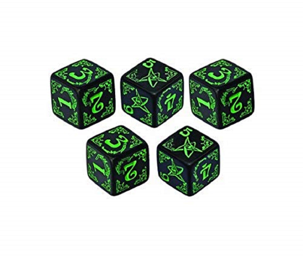 Arkham Horror: Set de Dados Color Negro