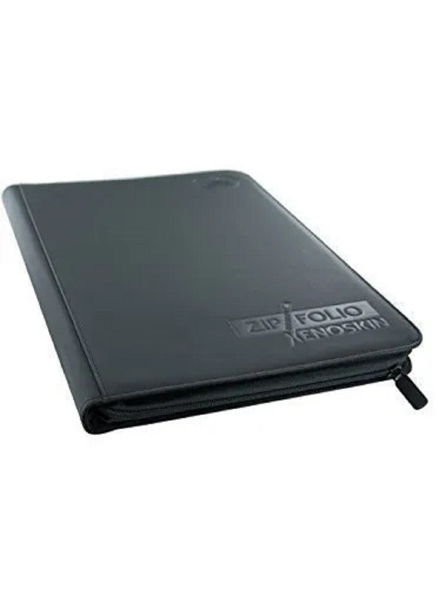 Carpeta 9 Pkt Zipfolio Xenoskin Negro - Mini American
