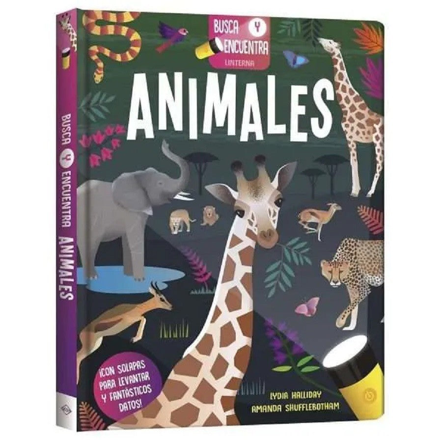 Busca Y Encuentra Con Linterna - Animales