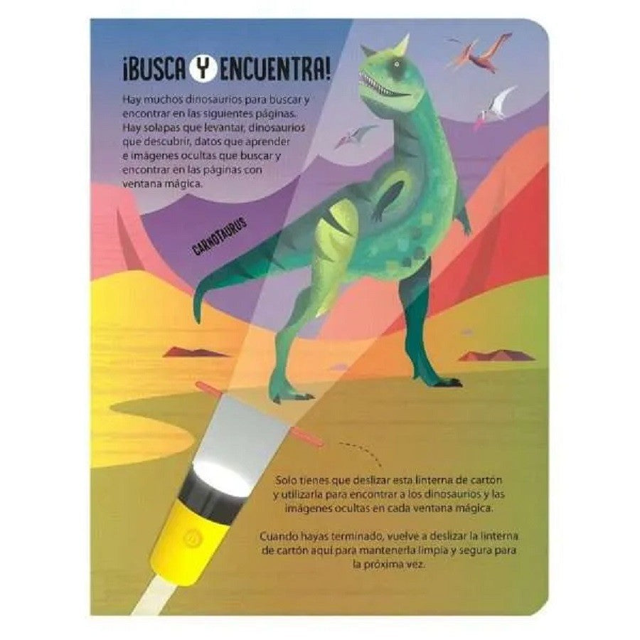 Busca Y Encuentra Con Linterna - Dinosaurios