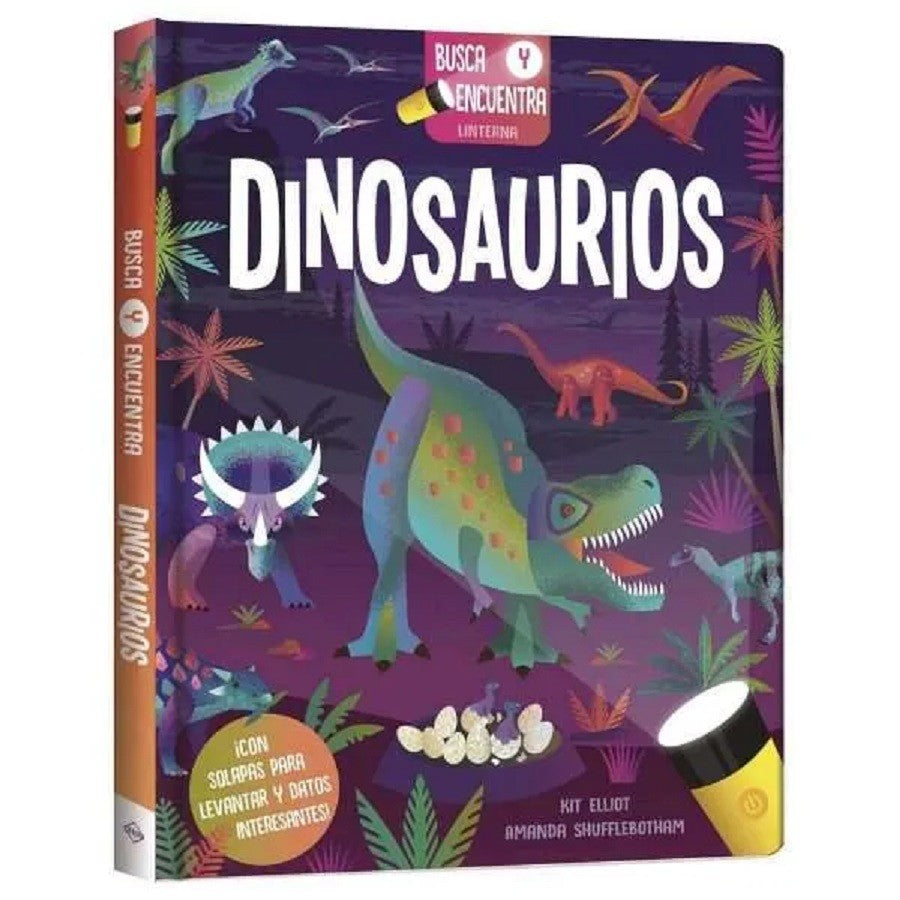 Busca Y Encuentra Con Linterna - Dinosaurios