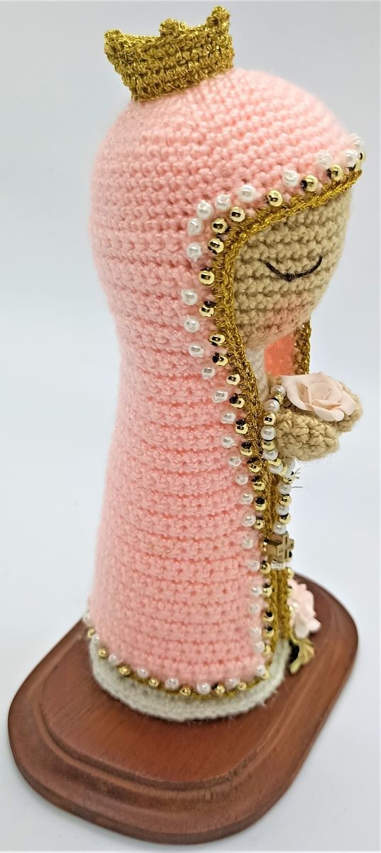 Amigurumi - Virgencita Rosa Mística