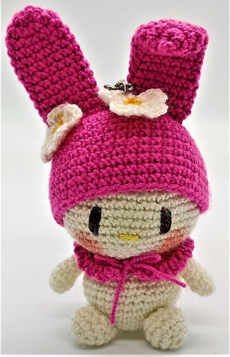 Amigurumi Llavero - Coneja Melodía