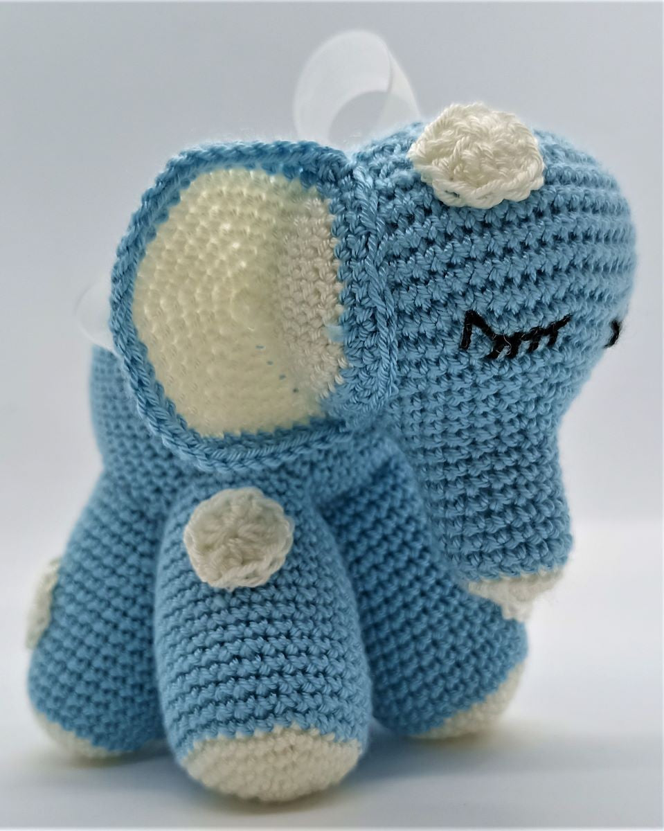 Amigurumi - Elefantito Azul
