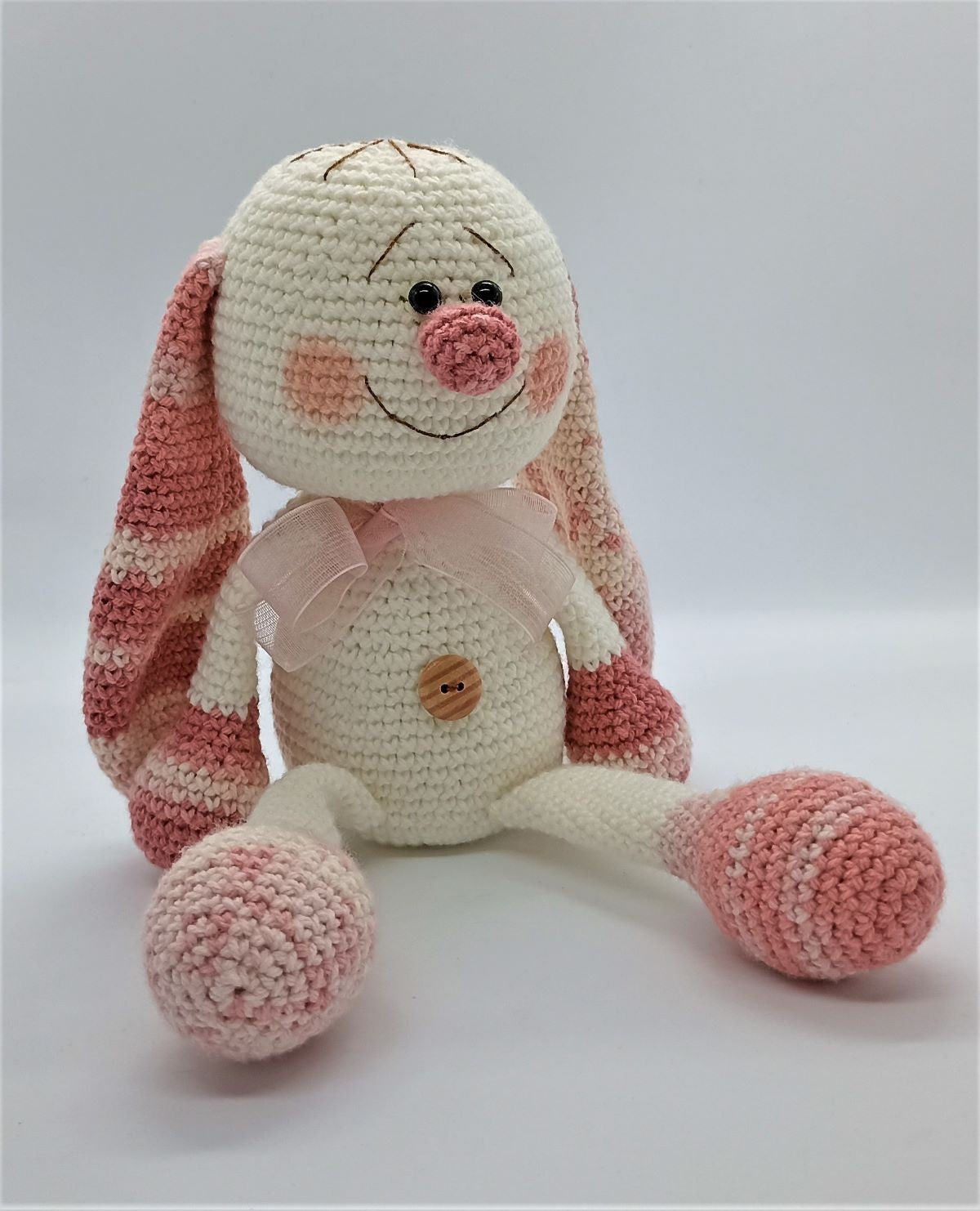Amigurumi - Conejo Orejón Rosado