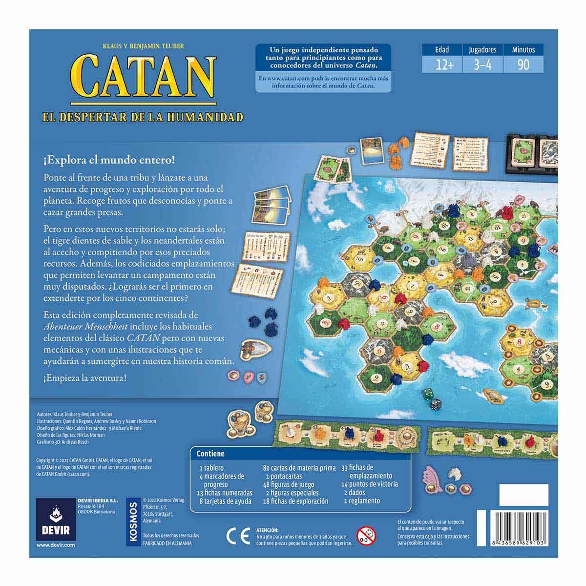 Juego de Mesa: Catan: El Despertar de la Humanidad
