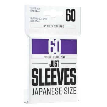 Fundas 62x89 mm - Japanese Size x60 Morado - Just Sleeves