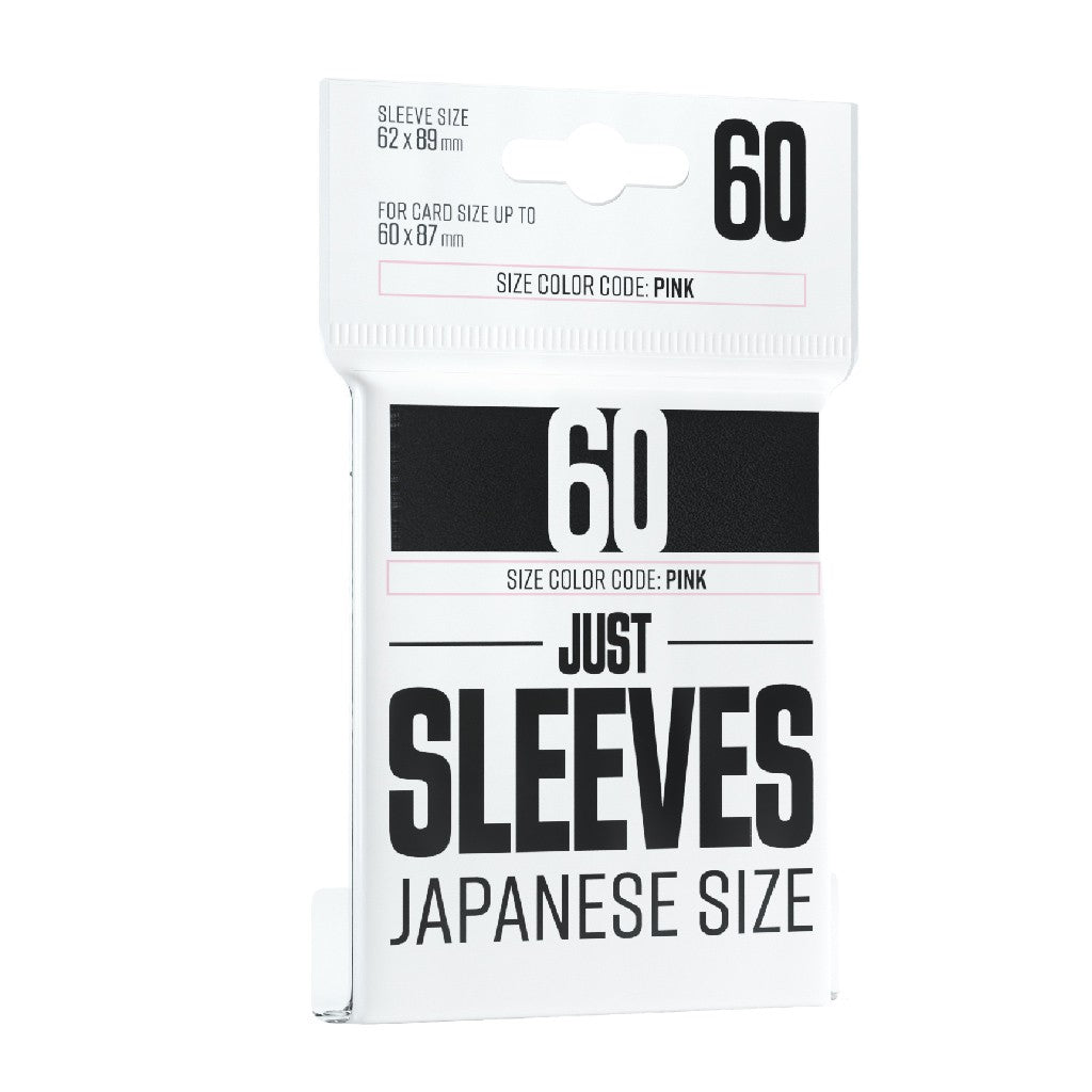 Fundas 62x89 mm - Japanese Size x60 Negro - Just Sleeves